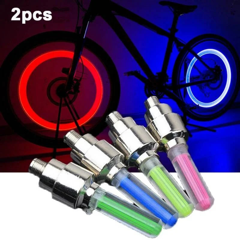 2PCS MOTION ACTIVATED GLOW BIKE FLASHLIGHT (RANDOM COLOUR)